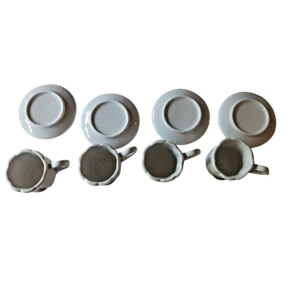 Formalities By Baum Bros Christmas Tree Tea Set & Plates For 4 - Ceramic Holiday - Picture 10 of 13